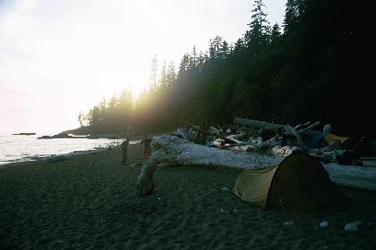 Camp at Tsusiat Falls